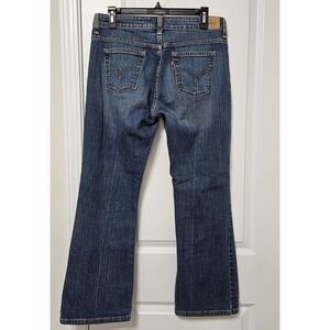 Levi Jeans Women 10M Blue 515 Bootcut Mid Rise Medium Wash Denim Stretch‎ Pants